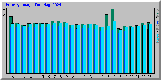 Hourly usage for May 2024